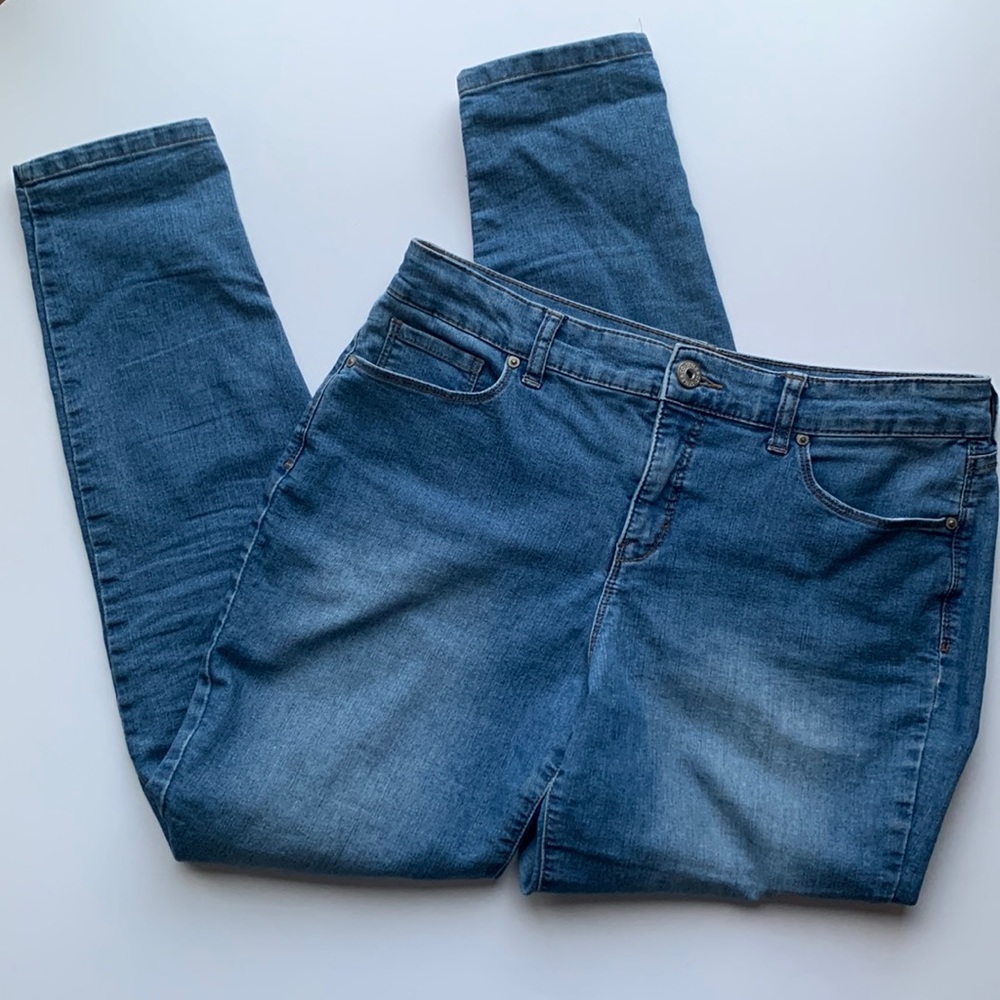 Style & Co Stretch Skinny Jeans Denim Light wash Jeggings Size 10